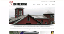 Desktop Screenshot of ironhorseroofing.com